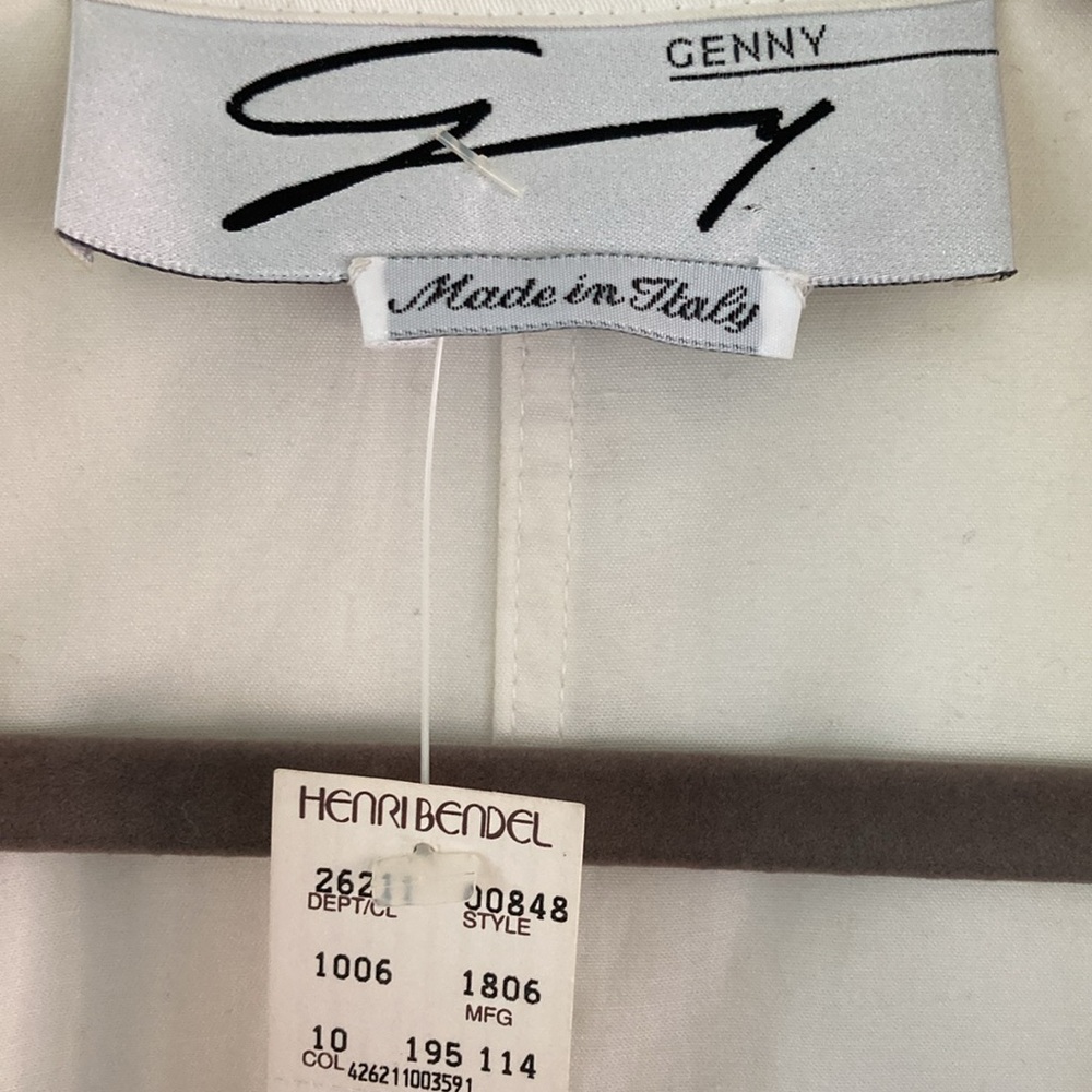 Vintage Genny Cotton Cardigan/Mini Trench Coat - Picture 8 of 14